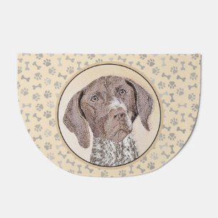 German Shorthaired Pointer Painting - Dog Art Doormat