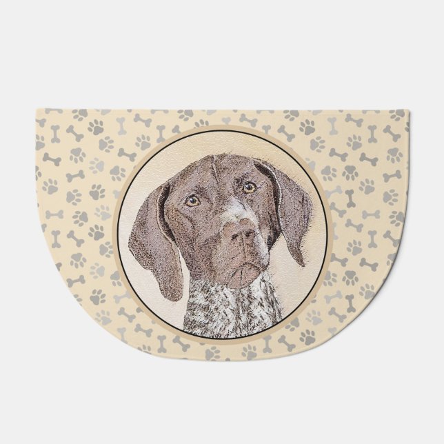 German Shorthaired Pointer Painting - Dog Art Doormat (Front)