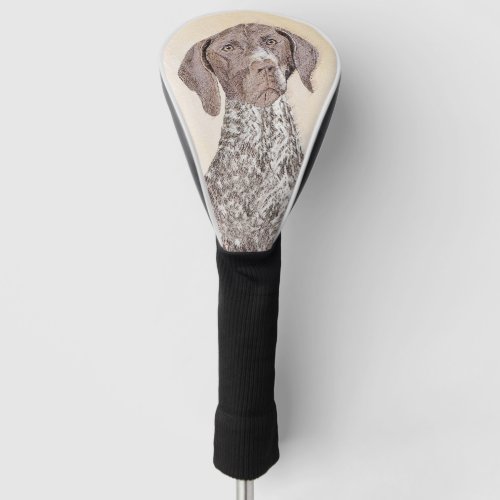 German Shorthaired Pointer Painting _ Dog Art Golf Head Cover