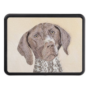 German Shorthaired Pointer Painting - Dog Art Hitch Cover