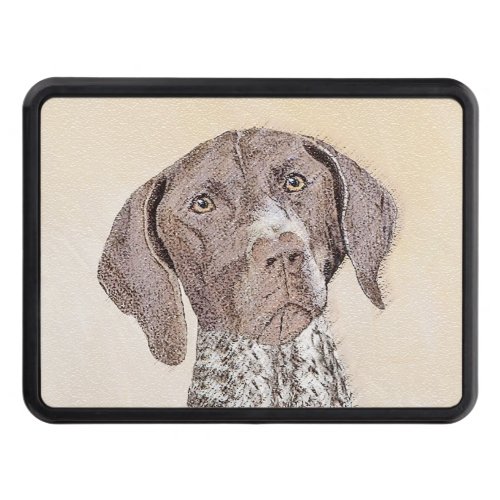 German Shorthaired Pointer Painting _ Dog Art Hitch Cover