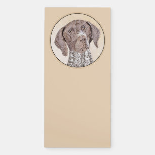 German Shorthaired Pointer Painting - Dog Art Magnetic Notepad