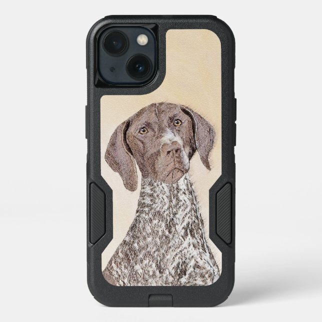 German Shorthaired Pointer Painting - Dog Art Otterbox iPhone Case (Back)