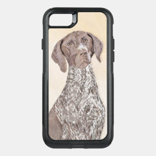 German Shorthaired Pointer Painting - Dog Art OtterBox Commuter iPhone SE/8/7 Case