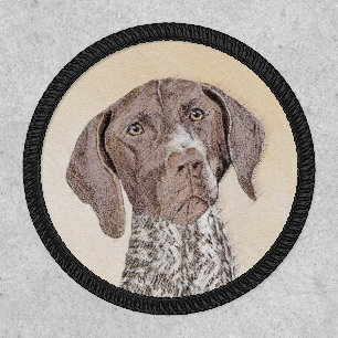 German Shorthaired Pointer Painting - Dog Art Patch