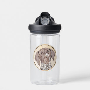 German Shorthaired Pointer Painting - Dog Art Water Bottle