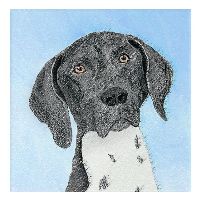 German Shorthaired Pointer Painting - Original Art (Front)