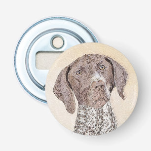 German Shorthaired Pointer Painting - Original Art Bottle Opener