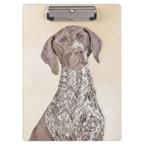 German Shorthaired Pointer Painting _ Original Art Clipboard