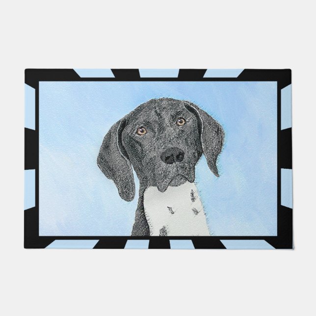 German Shorthaired Pointer Painting - Original Art Doormat (Front)