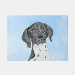 German Shorthaired Pointer Painting - Original Art Doormat