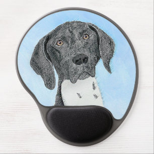 German Shorthaired Pointer Painting - Original Art Gel Mouse Pad