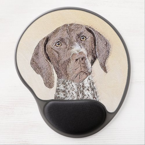 German Shorthaired Pointer Painting _ Original Art Gel Mouse Pad