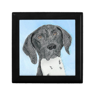 German Shorthaired Pointer Painting - Original Art Gift Box