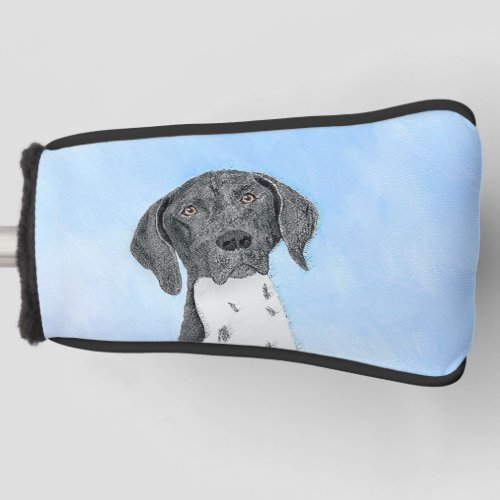 German Shorthaired Pointer Painting _ Original Art Golf Head Cover