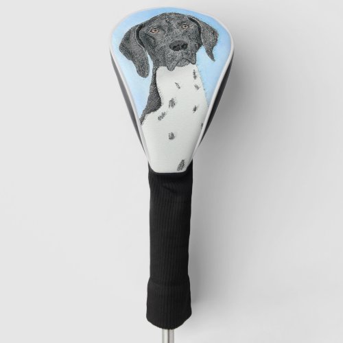 German Shorthaired Pointer Painting _ Original Art Golf Head Cover