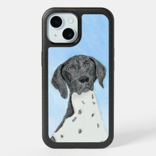 German Shorthaired Pointer Painting - Original Art iPhone 15 Case