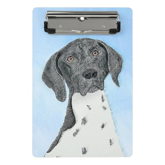 German Shorthaired Pointer Painting - Original Art Mini Clipboard (Front)