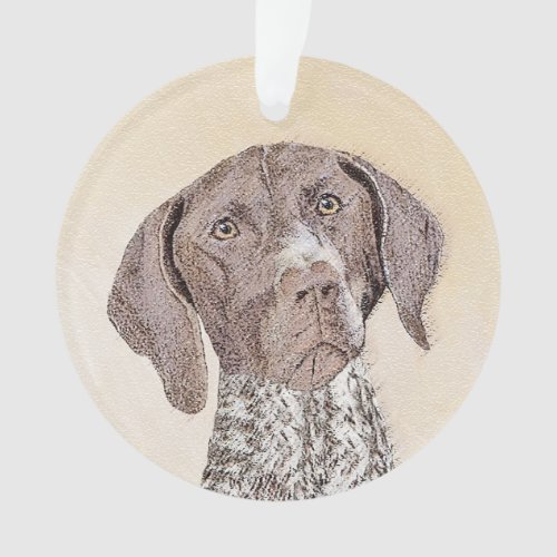 German Shorthaired Pointer Painting _ Original Art Ornament