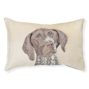German Shorthaired Pointer Painting - Original Art Pet Bed