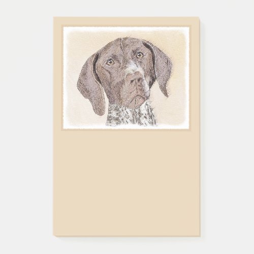 German Shorthaired Pointer Painting _ Original Art Post_it Notes