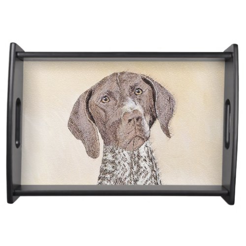 German Shorthaired Pointer Painting _ Original Art Serving Tray