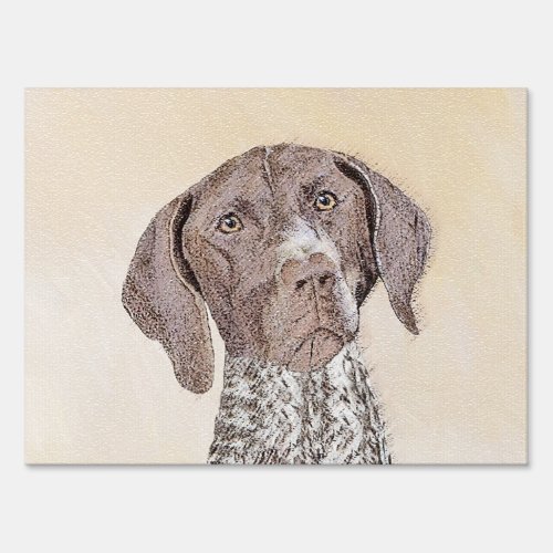 German Shorthaired Pointer Painting _ Original Art Sign