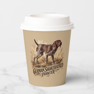 German Shorthaired Pointer Paper Cups