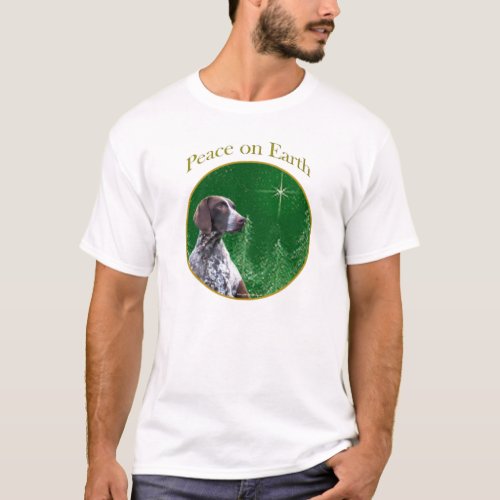 German Shorthaired Pointer Peace T_Shirt