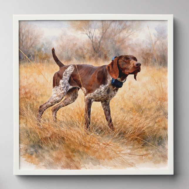 German Shorthaired Pointer  Peel And Stick Photo Tile (Front Set)