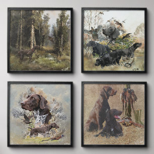 German Shorthaired pointer Peel And Stick Photo Tile