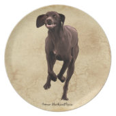 German Shorthaired Pointer Pet-lover Dinner Plate (Front)