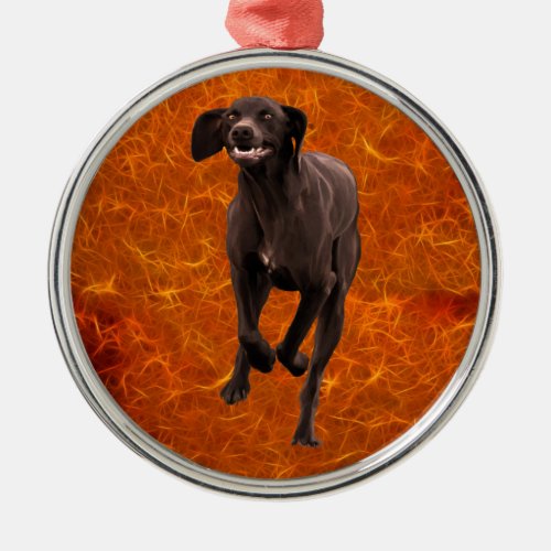 German Shorthaired Pointer Pet_lover Metal Ornament