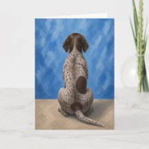 German Shorthaired Pointer Pet Sympathy Card
