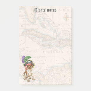 German Shorthaired Pointer Pirate Post-it Notes