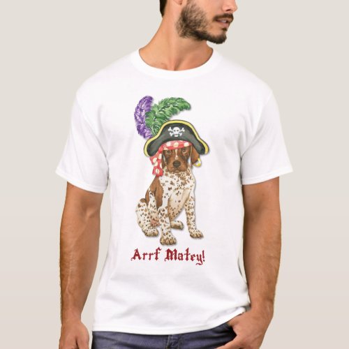 German Shorthaired Pointer Pirate T_Shirt