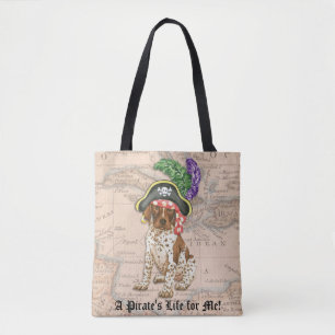 German Shorthaired Pointer Pirate Tote Bag