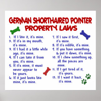 GERMAN SHORTHAIRED POINTER PL2 POSTER