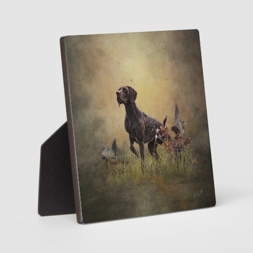 German Shorthaired Pointer    Plaque