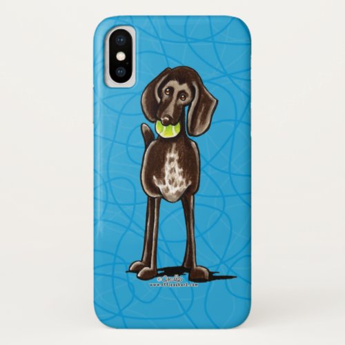 German Shorthaired Pointer Playtime iPhone XS Case