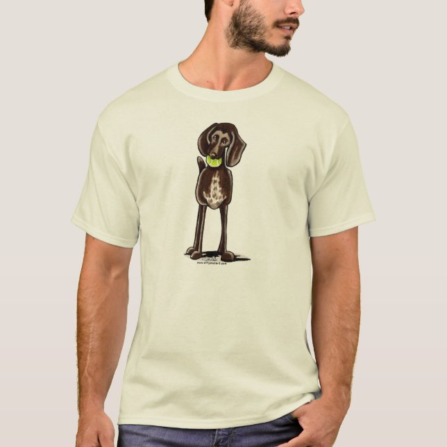German Shorthaired Pointer Playtime T-Shirt (Front)