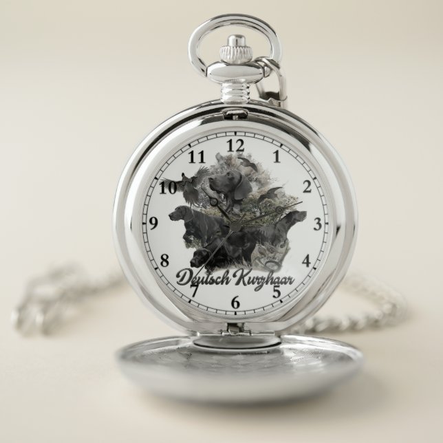 German Shorthaired pointer   Pocket Watch (Inside)