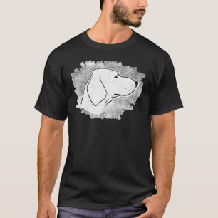 German Shorthaired Pointer Profile Line Art u2013 T-Shirt