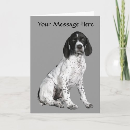 German Shorthaired Pointer Puppy Greeting Card