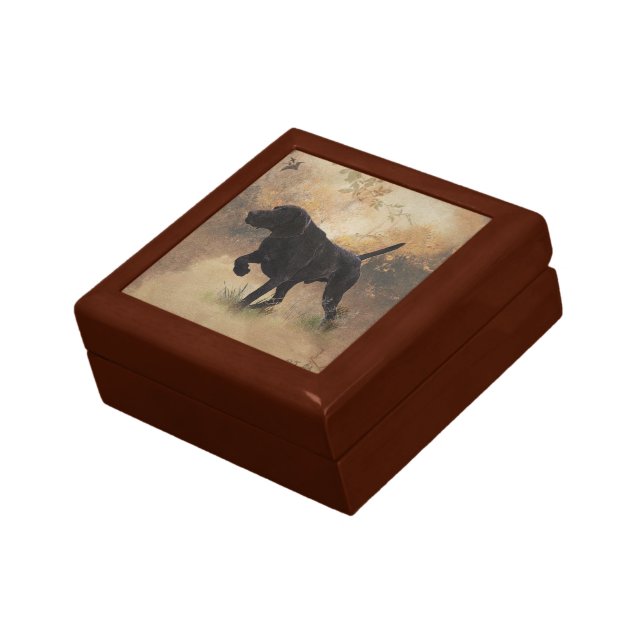 German Shorthaired Pointer ready to hunt Gift Box (Side)