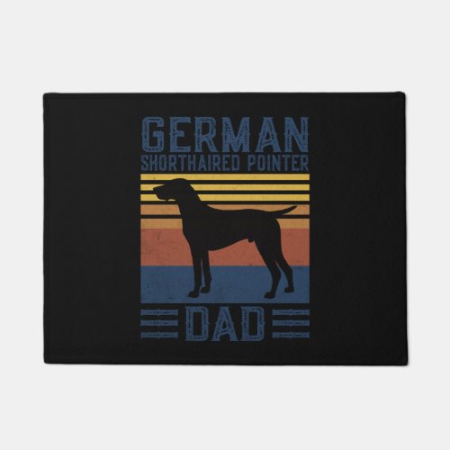 German Shorthaired Pointer Retro Doormat