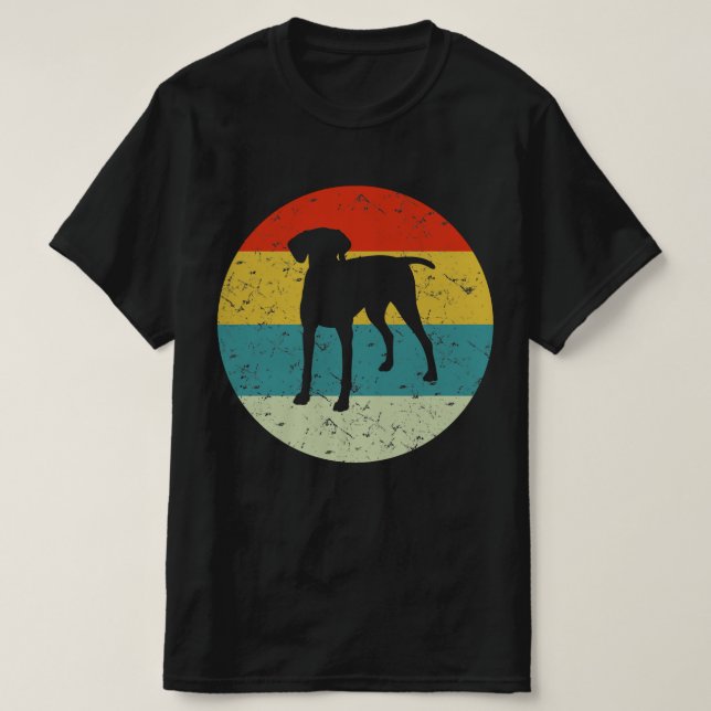 German Shorthaired Pointer retro vintage T-Shirt (Design Front)