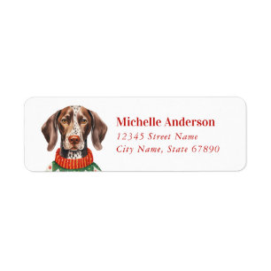 German Shorthaired Pointer Return Address Labels
