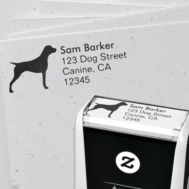 German Shorthaired Pointer Return Address Self-inking Stamp (Creator Uploaded)