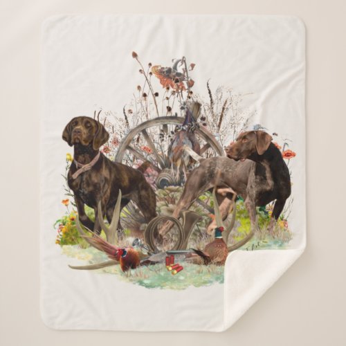 German Shorthaired Pointer    Sherpa Blanket